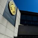 The trial is taking place at a temporary courtroom at Croke Park