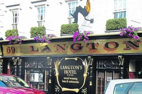 Langton's was the venue for a dinner with an All-Ireland champion
