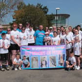 Some of those who took part in today's walk. Photo by Deirdre Heaney, nwpresspics.com