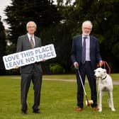 Minister Malcolm Noonan pictured at the launch of the Leave No Trace campaign