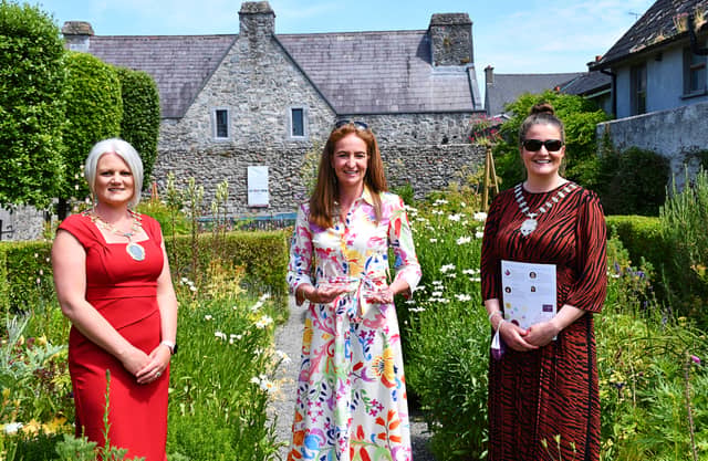 Network Ireland Kilkenny President Linda Codoul, 'Power Within Champion' and 'Solo Businesswoman Branch Winner' Kate Fleming (LawEd) and Network Ireland National President Aisling O'Neill