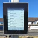 An example of one of the new signs.