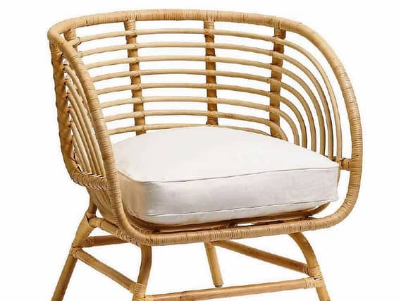 Buskbo rattan chair from Ikea
