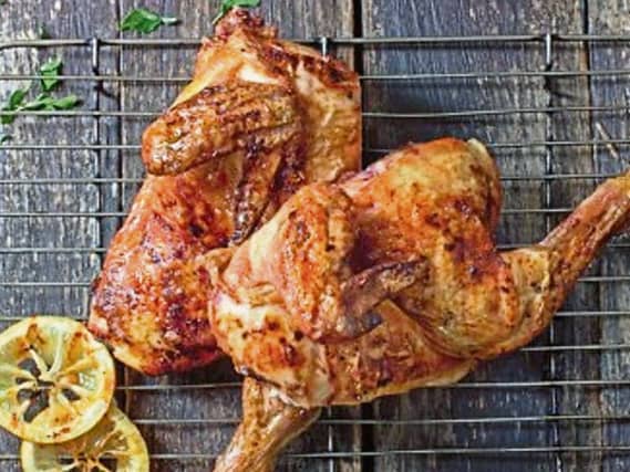 Spatchcocking is a specific method for butterflying poultry that involves removing the backbone