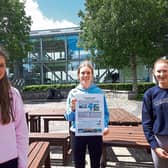 Crescent College students Maria Campbell and her friends Ciara Brennan and Kate Feasey