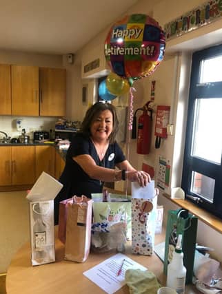 Siobhan Boyle at her retirement party.