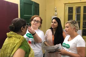 Sinead Clohessy (right) has participated in two missions to Kolkata in recent years