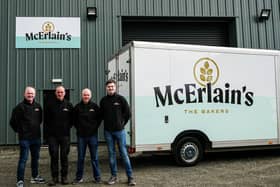 The three McErlain brothers, John, Seamus and Paul, and John’s son Peter, now run the business.