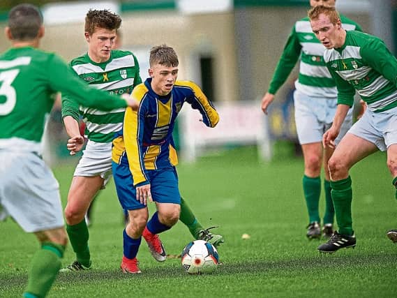 Willie Armshaw scored the second of St Michael's goals in their 3-0 win over Abbeyfeale United in the Munster Junior Cup.