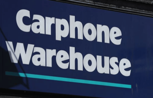 Carphone Warehouse is to close all of its Irish stores