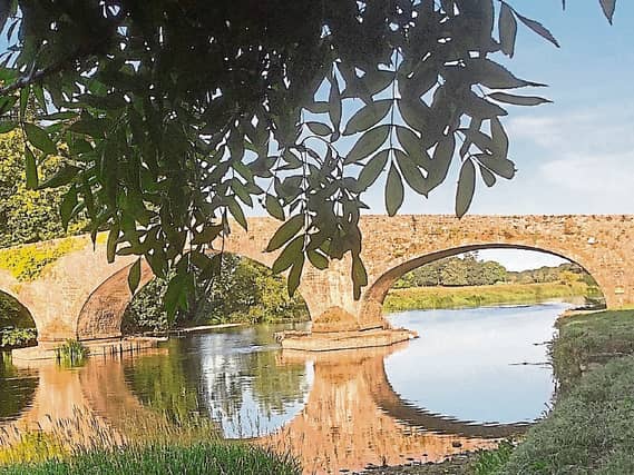 The Bridge over the River Suir at Kilsheelan, County Tipperary.