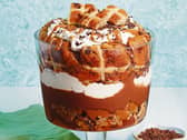 Hot cross bun trifle