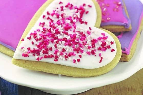 Love Heart Iced Cookies