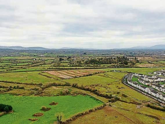 The land at Coonagh where the hospital and residential development is planned