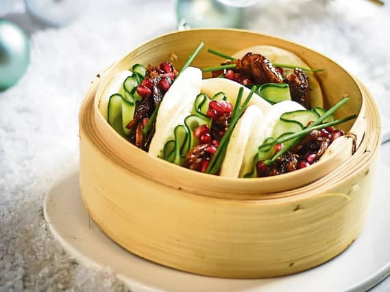 Glazed Hoisin Duck Bao