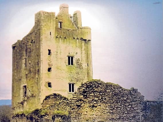 Kilcash Castle which appears on the front cover of John Flood's new book "Kilcash and the Butlers of Ormond."