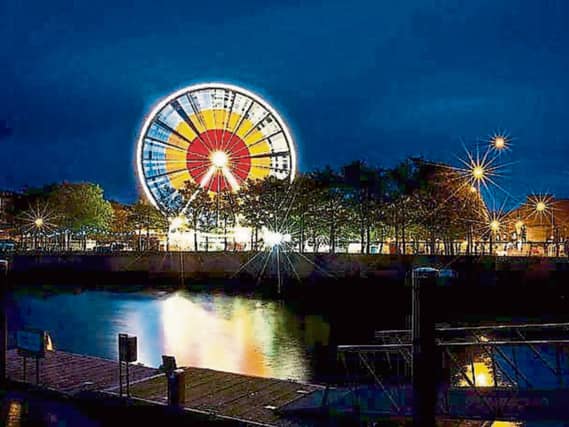 'A beacon of positivity and hope' was how councillors described the panoramic wheel in Arthur's Quay Park