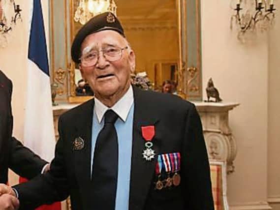 Henry Place was bestowed with France’s highest honour, the Legion d’Honneur,, in 2015