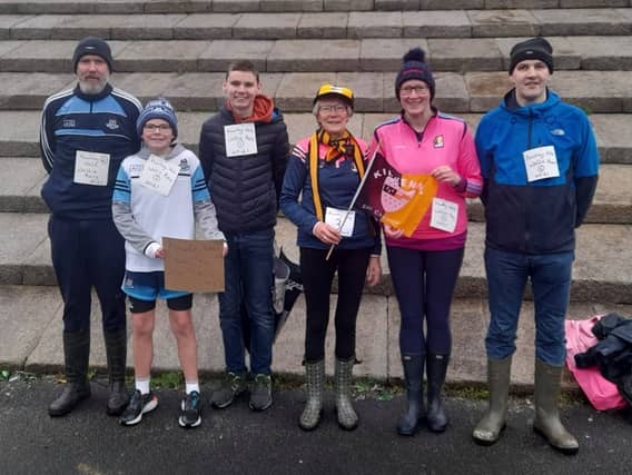 The Somers family, originally from outside Castlecomer who completed the event at the Phoneix Park in Dublin