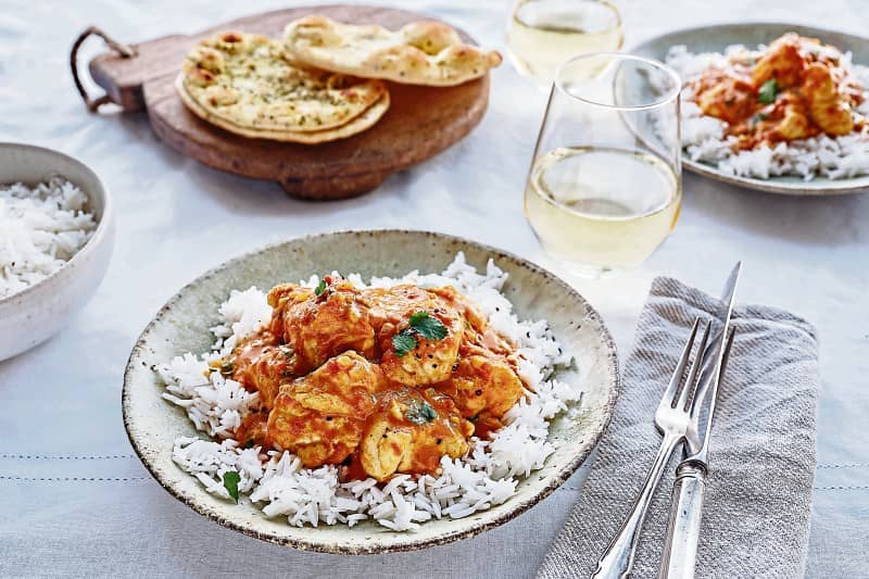 A delicious curry with Monkfish