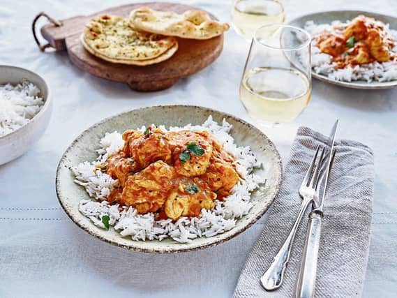 A delicious curry with Monkfish