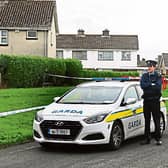 Gardai at scene of the incident in 2020