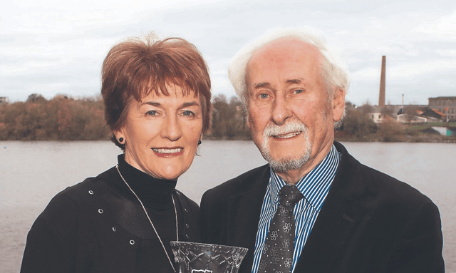 The late Paddy Brennan with his wife Geraldine | Picture: Adrian Butler