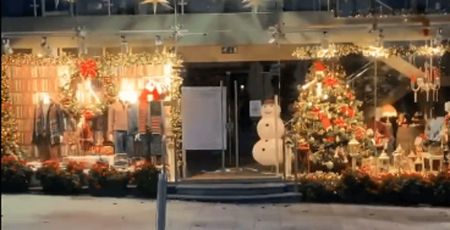 WATCH: Offaly shop's Christmas window display is movie screen perfect