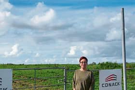 Maria Harper pictured at the planned site of the new Limerick Educate Together Secondary School
