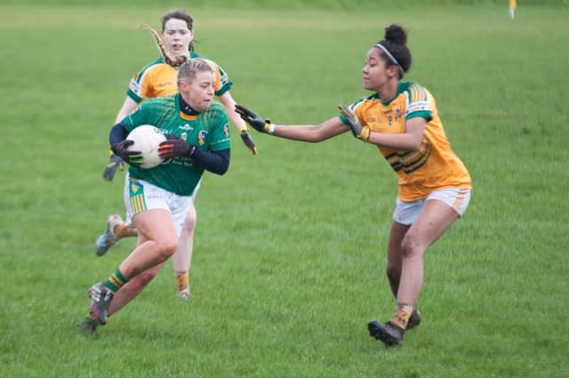 Leitrim's Mairead McCawley in action against Antrim earlier this year in the League