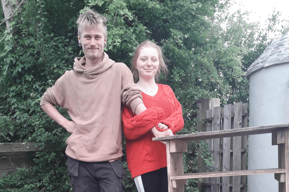 James Campden and Harriet Smith started up-cycling wood to new furniture pieces when their Leaving Cert was postponed because of the coronavirus