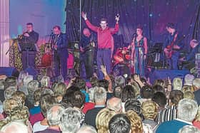 Ray Dolan singing with family members to a capacity crowd at the ‘Remembering Joe’ show in Fethard Ballroom in May 4, 2019.