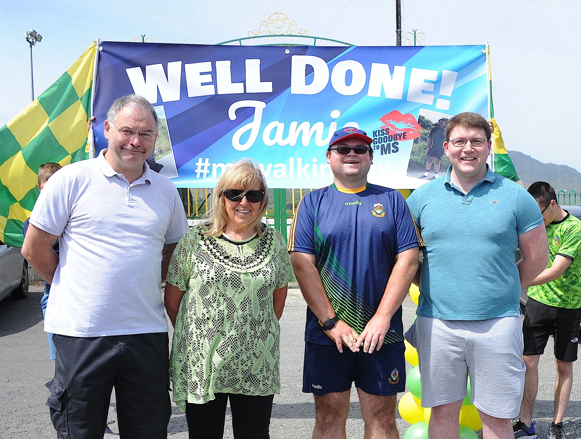 IN PICTURES | Jamie Farrell completes his charity walk at Cooley ...
