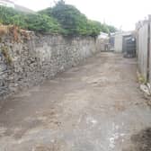 The back lane at Mitchel Street has been cleared of all the rubbish.