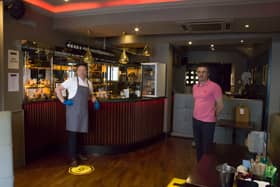 The award winning restaurant Zuni on Patrick Street, Kilkenny has implemented their safety protocol with a one way in and another  way out system. They have introduced clearly marked social distancing