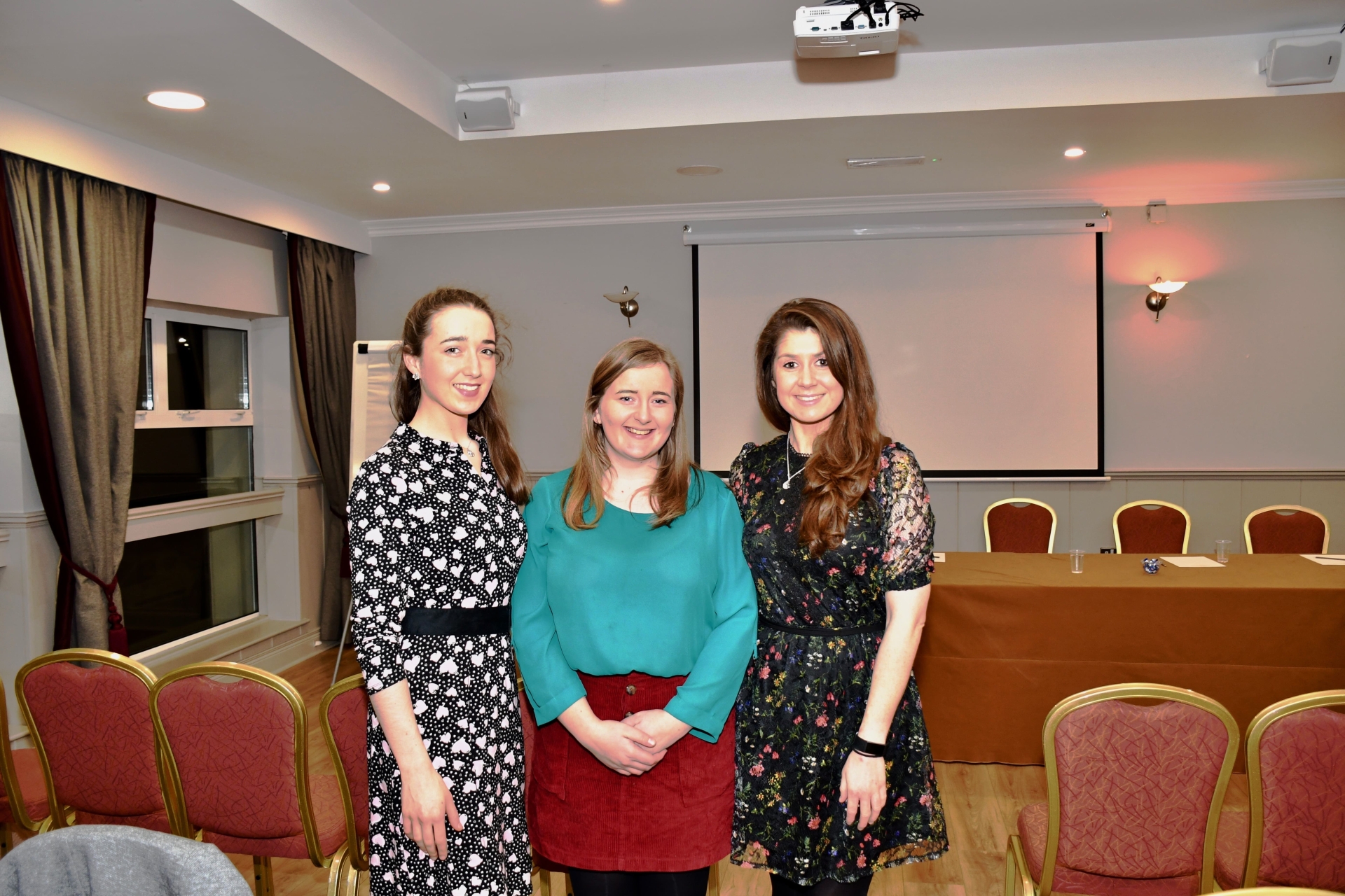 Christine O'Neill, Amy-Rose Holden and Aoife Power