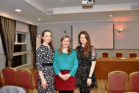 Christine O'Neill, Amy-Rose Holden and Aoife Power
