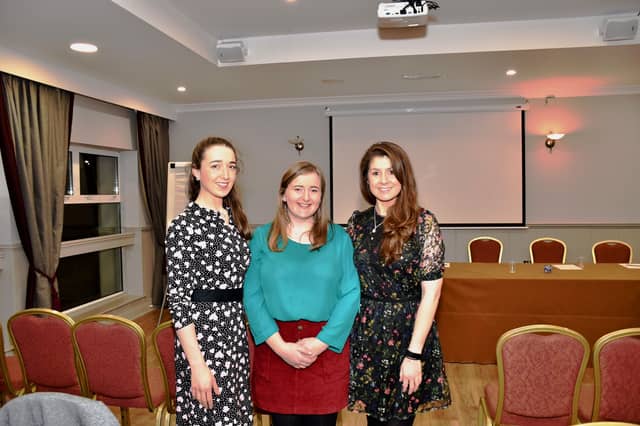 Christine O'Neill, Amy-Rose Holden and Aoife Power