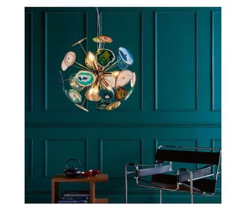 Soft spring florals can look fabulous in curtains to create a bright airy interior. Consider fabric like our Saphira collection in colour jade and add green accessories to accentuate the green colours in the fabric.