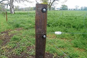 Fencing is an important part of spring work on the farm