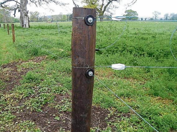 Fencing is an important part of spring work on the farm