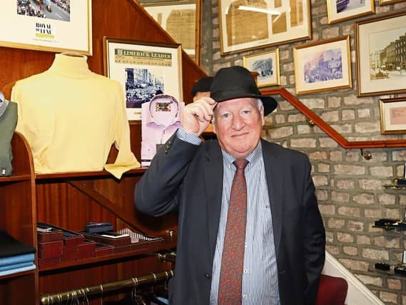 Brian 'Jack' Leonard is closing his renowned gentlemen's outfitters on O'Connell Street - Picture: Michael Cowhey