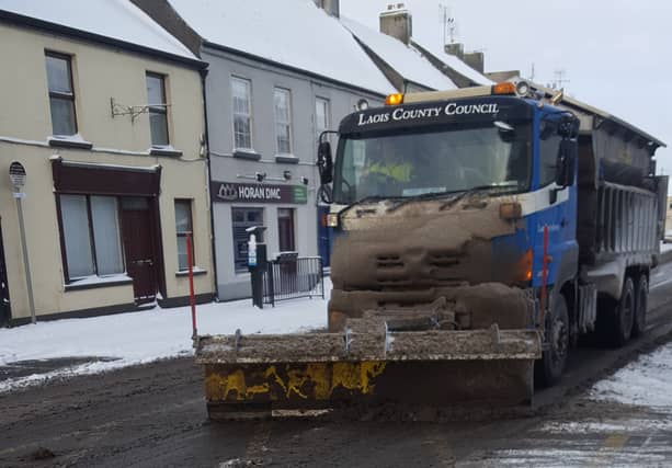 Beast from the East snow clearing in Laois