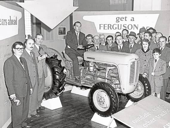 Picture from the opening of EJ & TN McCarthy's premises on Patrick Street , Limerick in October 1956