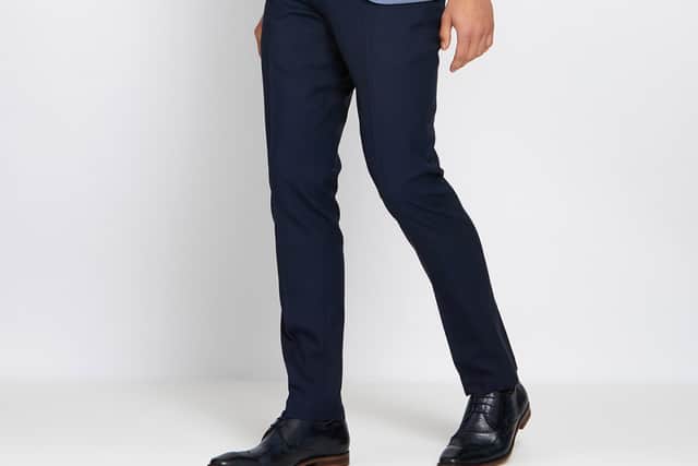 Christmas is also a big wedding season, so lads check out this sharp suit at Duggan’s Menswear.