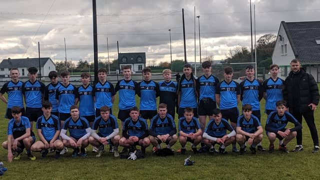 The St Patrick's & St Brigid's Claudy U16 team.