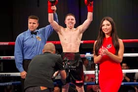 Jason Quigley celebrates win Picture: Valentin Romero