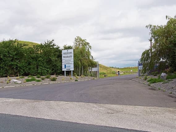 The entrance to the Kerdiffstown site