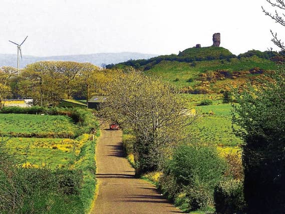 Shanid Castle, the early stronghold of the Knights of Glin which was burnt in 1641. It is on the Ardagh road outside Shanagolden