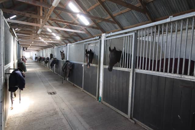 The yard is located on c.2 acres and is strategically laid out and includes 37 loose boxes, 2 horse walkers (including 1 water walker), large paddock and hayshed.
